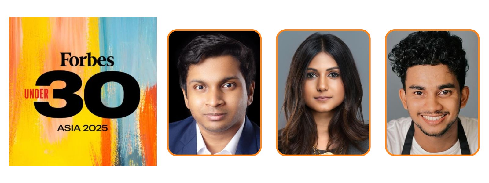 Sri Lankan Trio On Forbes' 30 Under 30 Asia List